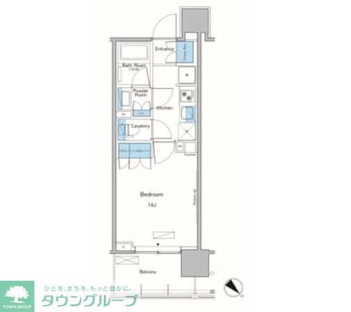ルフォンプログレ滝野川の物件間取画像